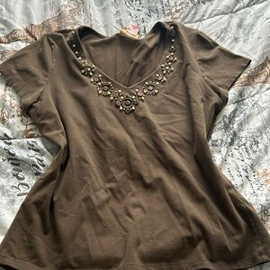 Ruby Rd V-Neck TeeShirt